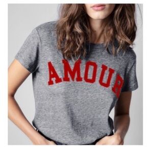 Zadig & Voltaire Walk Flock Amour Tee.